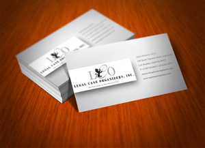 Diseño de Tarjeta de Presentación por mediamunki para Legal Case Organizers | Diseño #1901232