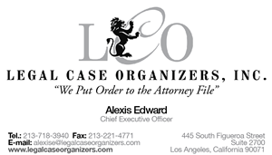 Design de Carte de Visite par Sara Sie pour Legal Case Organizers | Design : #1911329
