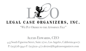 Design de Carte de Visite par Tesla pour Legal Case Organizers | Design : #1906483