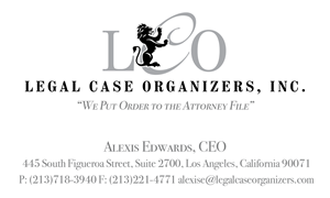 Design de Carte de Visite par Tesla pour Legal Case Organizers | Design : #1906491