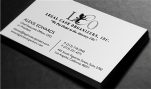 Design de Carte de Visite par Atvento Graphics pour Legal Case Organizers | Design : #1888885