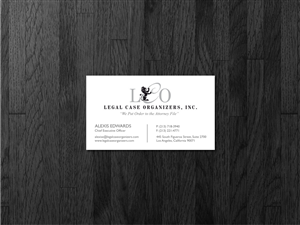 Design de Carte de Visite par Atvento Graphics pour Legal Case Organizers | Design : #1900922