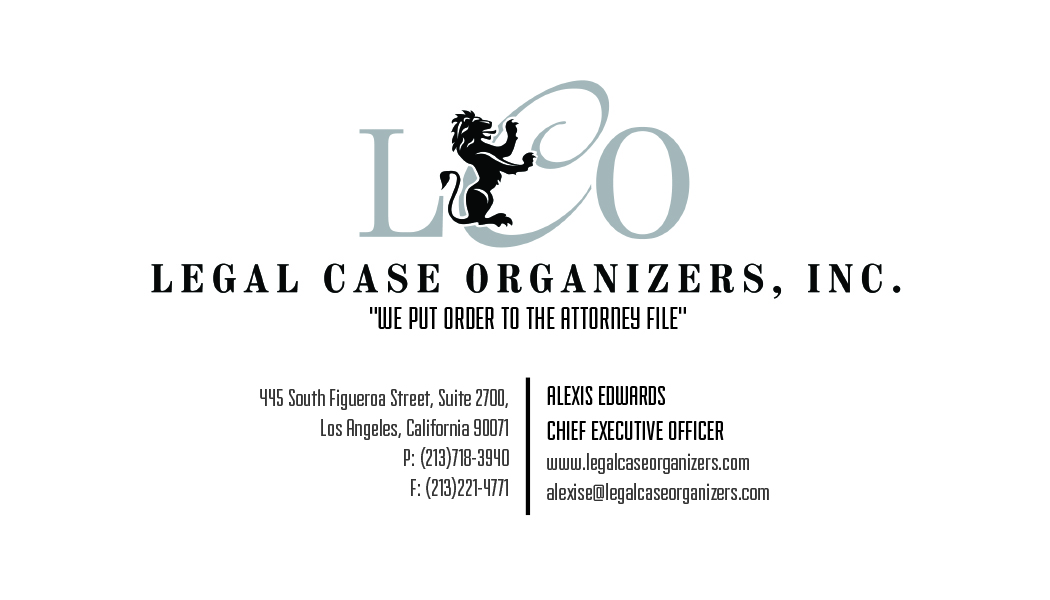 Business Card Design by anelson for Legal Case Organizers | Design #1900797