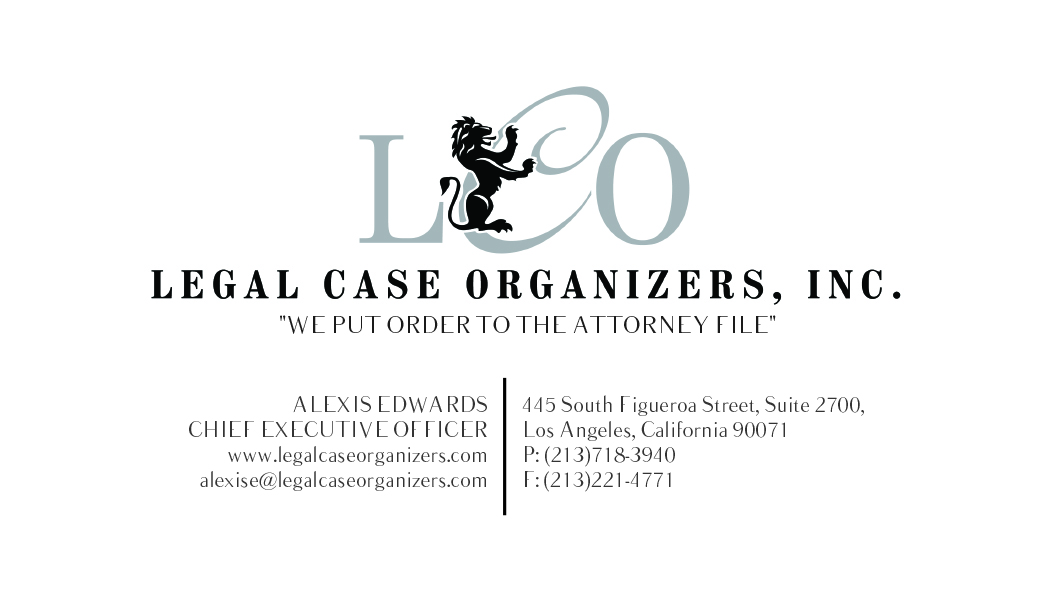 Business Card Design by anelson for Legal Case Organizers | Design #1906160