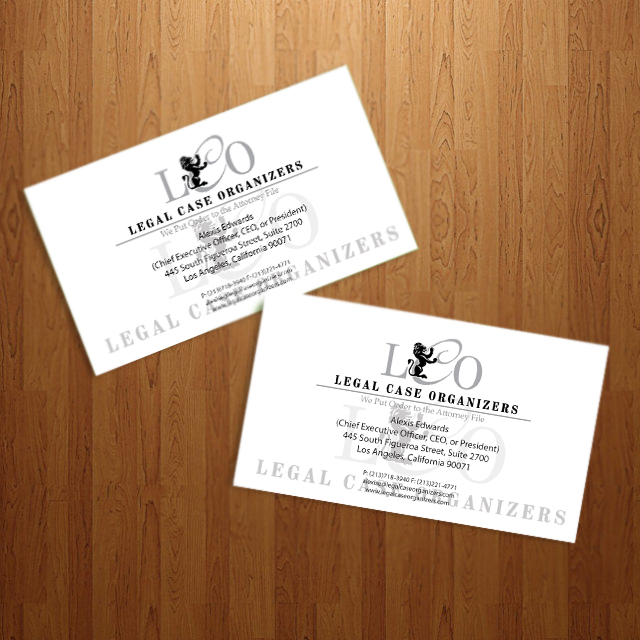 Business Card Design by Sandaru for Legal Case Organizers | Design #1886703
