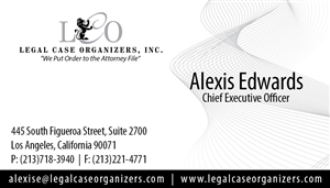 Business Card Design by dickenArt for Legal Case Organizers | Design: #1899260