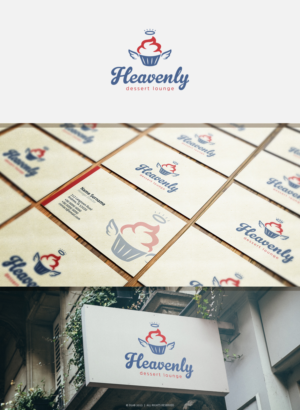 Heavenly dessert lounge | Logo Design by DLab™