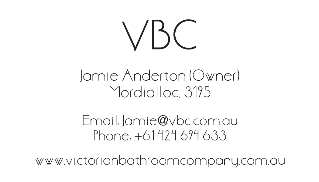 Visitenkarten-Design von P3 für Victorian Bathroom Company | Design #1885597