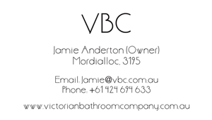 Business Card Design by P3 for Victorian Bathroom Company | Design: #1885597