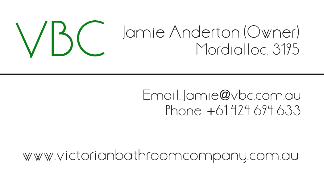 Visitenkarten-Design von P3 für Victorian Bathroom Company | Design #1886334