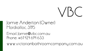 Business Card Design by P3 for Victorian Bathroom Company | Design: #1886344