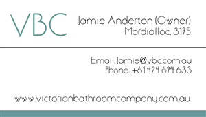 Business Card Design by P3 for Victorian Bathroom Company | Design: #1888344
