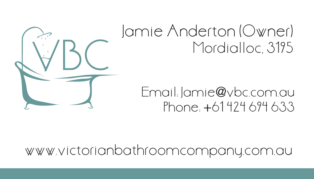 Business Card Design by P3 for Victorian Bathroom Company | Design #1888425