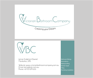 Visitenkarten-Design von cmoschler für Victorian Bathroom Company | Design #1886404