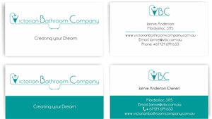 Business Card Design by IneseRo for Victorian Bathroom Company | Design: #1884707