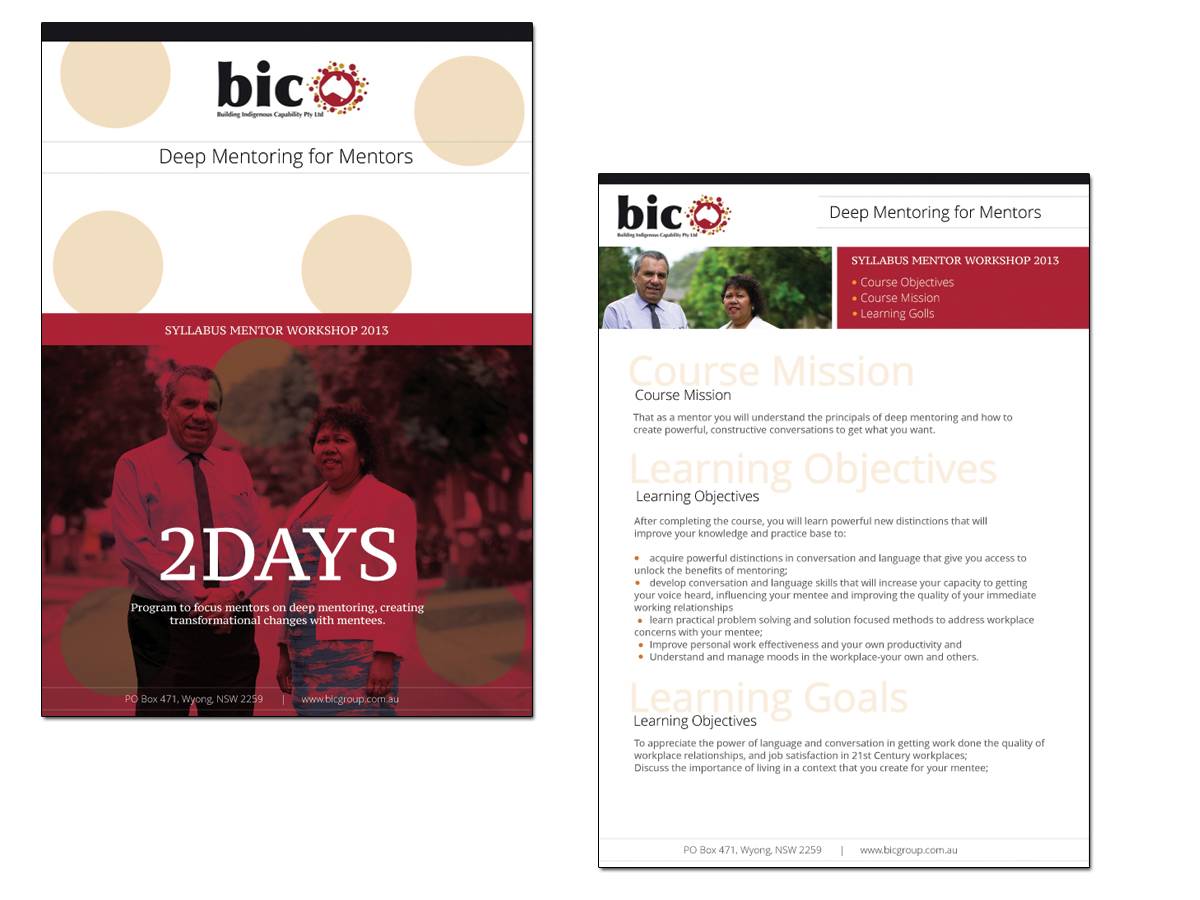 Brochure Design by roopaljain for Building Indigenous Capability | Design #1902215