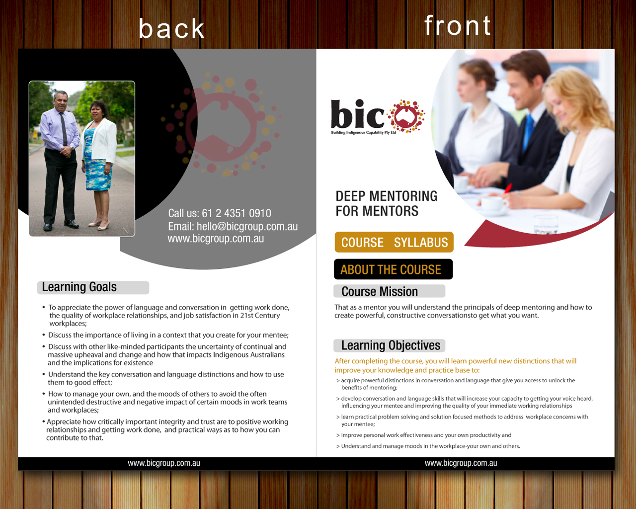 Brochure Design by Sbss for Building Indigenous Capability | Design #1898362