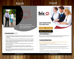 Brochure Design by Sbss for Building Indigenous Capability | Design: #1898362