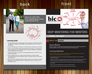Brochure Design by Sbss for Building Indigenous Capability | Design: #1898397