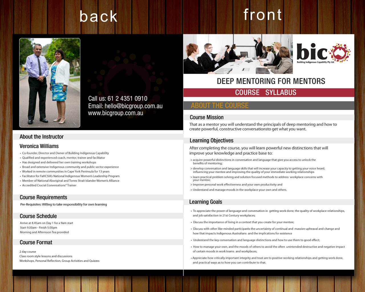 Diseño de Brochure por Sbss para Building Indigenous Capability | Diseño #1898545
