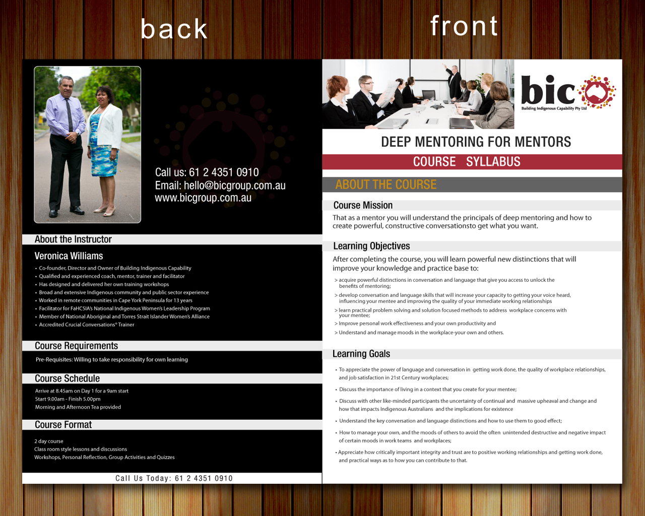 Diseño de Brochure por Sbss para Building Indigenous Capability | Diseño #1898749