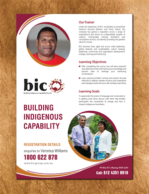 Brochure Design by Sbss for Building Indigenous Capability | Design: #1898979