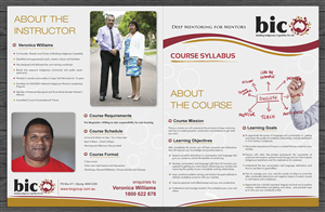 Brochure Design by Sbss for Building Indigenous Capability | Design: #1899523