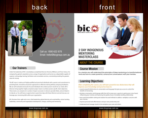 Brochure Design by Sbss for Building Indigenous Capability | Design: #1903524