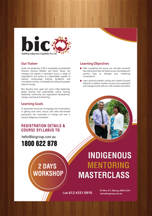 Brochure Design by Sbss for Building Indigenous Capability | Design: #1905719