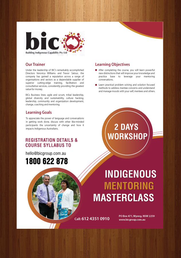 Diseño de Brochure por Sbss para Building Indigenous Capability | Diseño #1905746