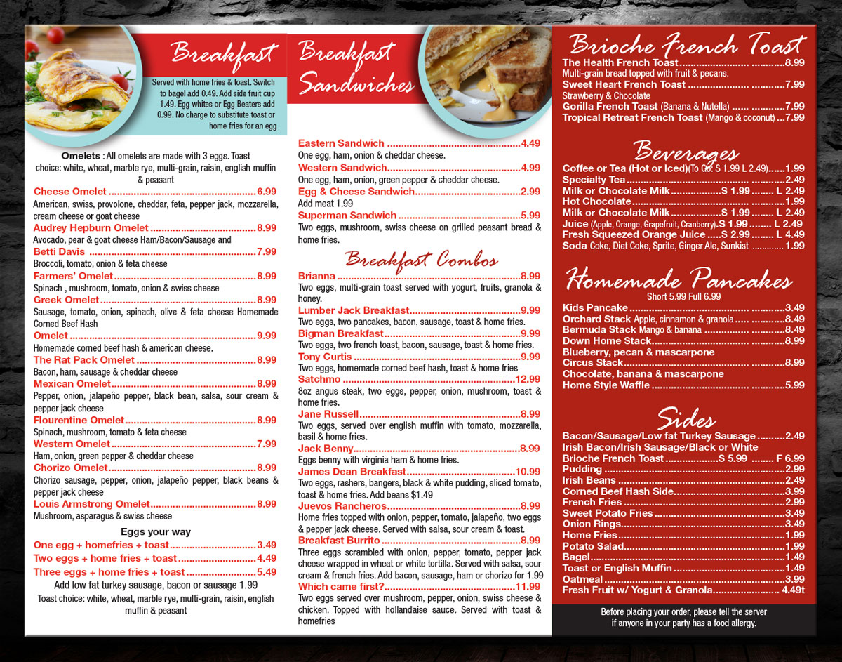 Design de Menu par theblueart pour ce projet | Design #7808858