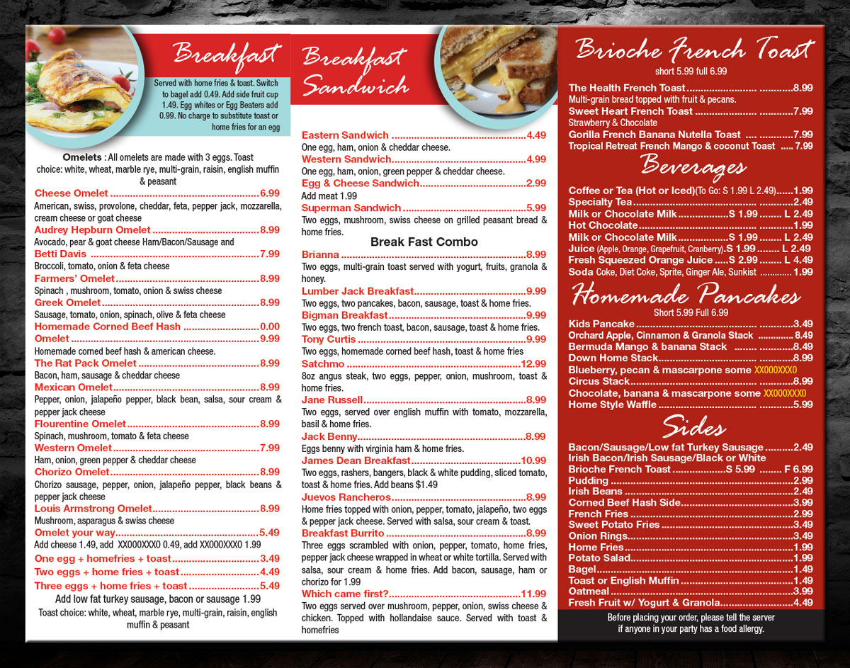 Design de Menu par theblueart pour ce projet | Design #7882693