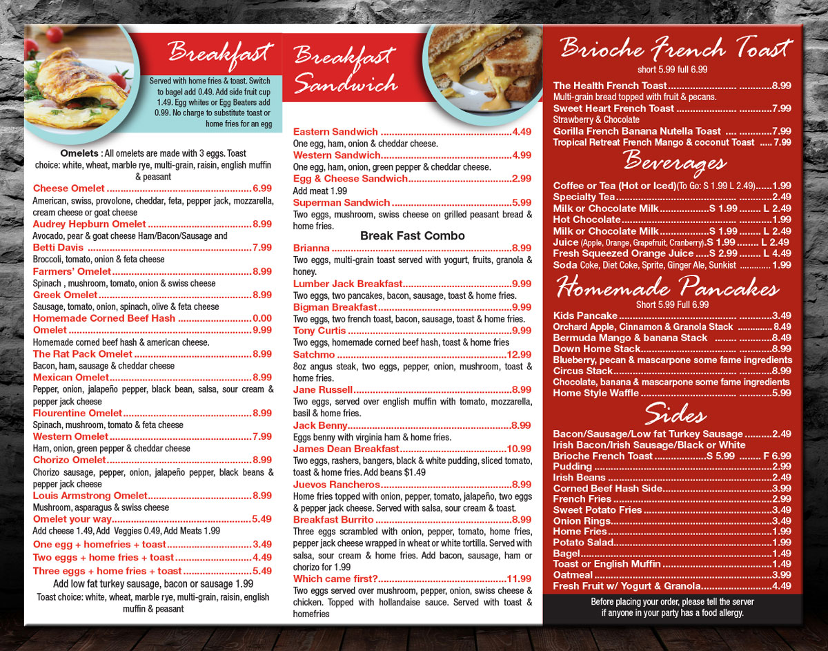 Design de Menu par theblueart pour ce projet | Design #7910042
