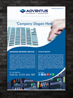 Flyer Design by ESolz Technologies for this project | Design #7539619