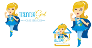 Handy Girl Home Services | Logo Design by RINIDEH