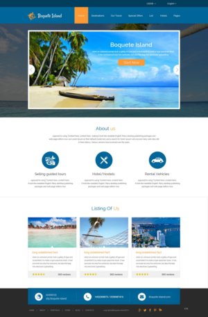 Web Design by pb for Boquete Insider  | Design: #7537845