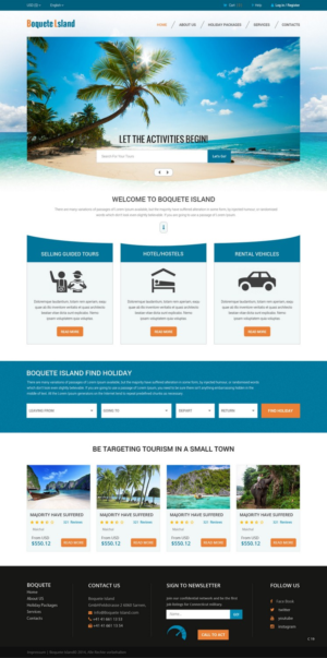 Web Design by pb for Boquete Insider  | Design: #7543954