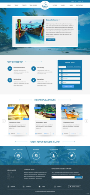 Web Design by pb for Boquete Insider  | Design: #7543957