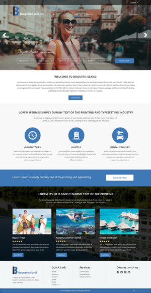 Web Design by pb for Boquete Insider  | Design: #7547505
