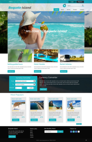 Web Design by pb for Boquete Insider  | Design: #7561300