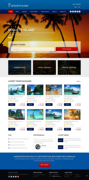 Web Design by pb for Boquete Insider  | Design: #7561302