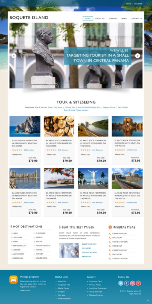 Web Design by pb for Boquete Insider  | Design: #7561305