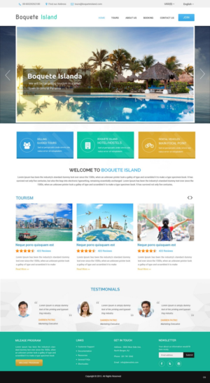 Web Design by pb for Boquete Insider  | Design: #7561306
