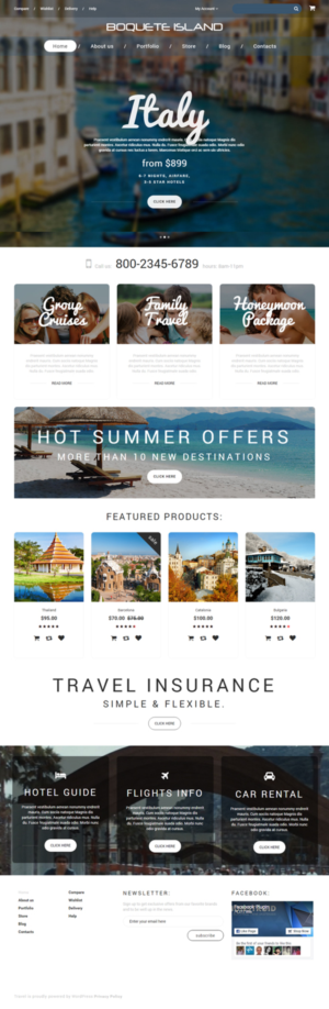 Web Design by iLibart for Boquete Insider  | Design: #7542623