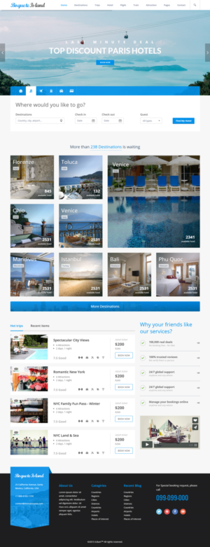 Web Design by iLibart for Boquete Insider  | Design: #7542624