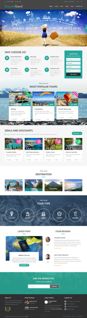 Web Design by iLibart for Boquete Insider  | Design: #7559702