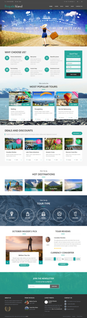 Web Design by iLibart for Boquete Insider  | Design: #7570478