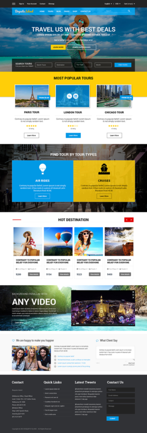 Web Design by iLibart for Boquete Insider  | Design: #7591265