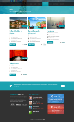 Web Design by iLibart for Boquete Insider  | Design: #7604230