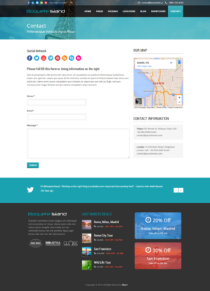 Web Design by iLibart for Boquete Insider  | Design: #7604231